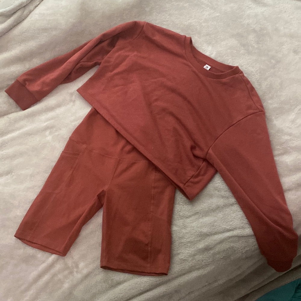 90 degree women biker shirt set